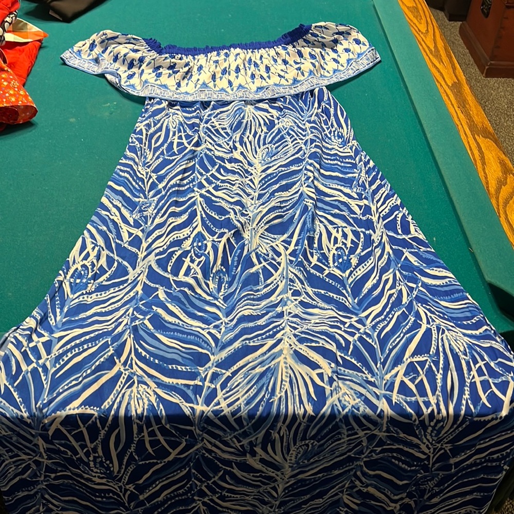 Lily Pulitzer new off shoulder dress